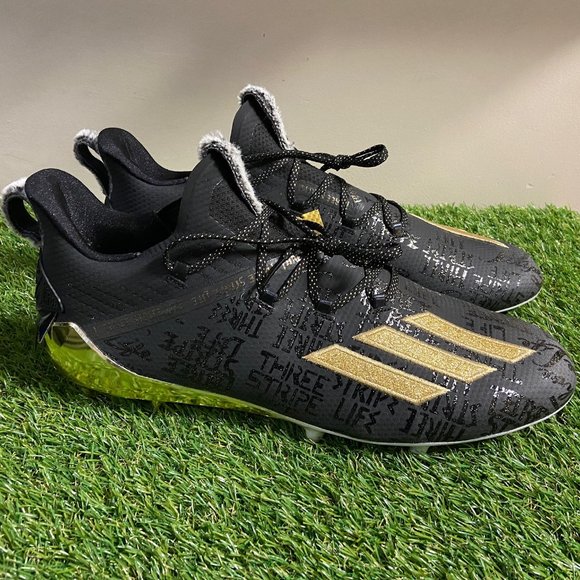 Adidas Adizero Young King Football Cleats Black Gold FW4107 Men\'s Size 16 NEW main image 6